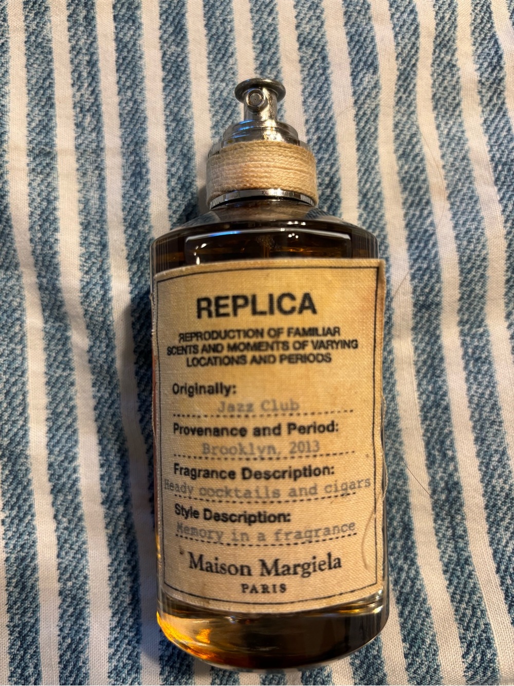 Maison Margiela Replica Jazz Club Eau de Toilette  3.4 fl oz NEW WITHOUT BOX